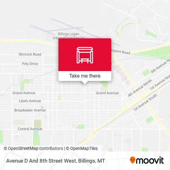 Avenue D And 8th Street West map