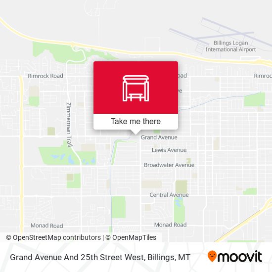 Mapa de Grand Avenue And 25th Street West