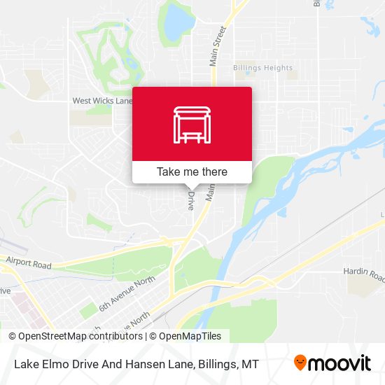 Lake Elmo Drive And Hansen Lane map