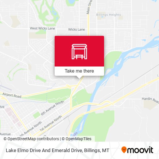 Lake Elmo Drive And Emerald Drive map