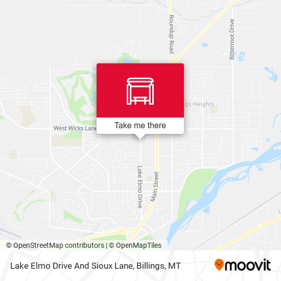 Mapa de Lake Elmo Drive And Sioux Lane