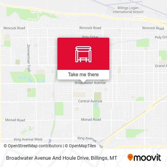 Broadwater Avenue And Houle Drive map