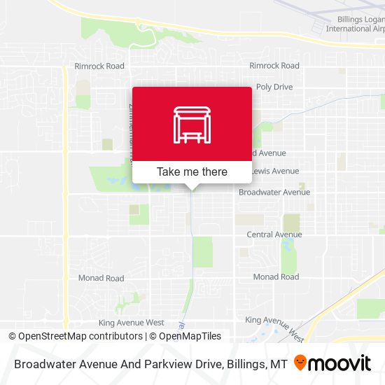 Broadwater Avenue And Parkview Drive map