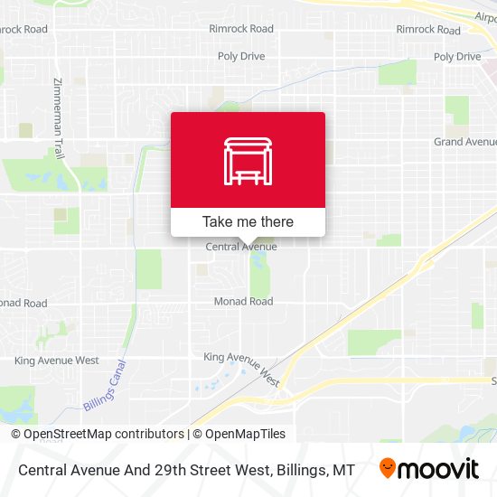 Central Avenue And 29th Street West map