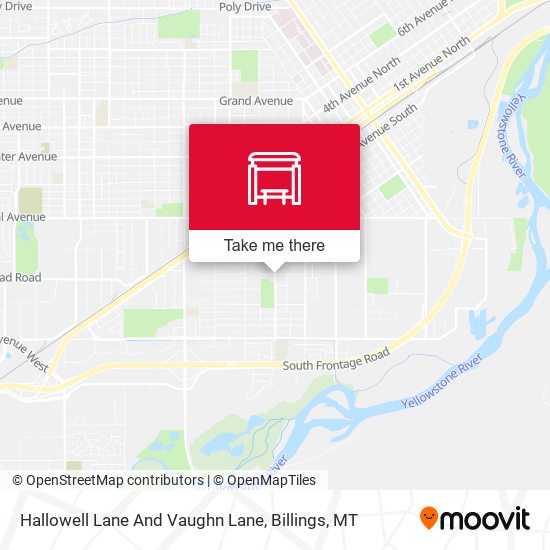 Hallowell Lane And Vaughn Lane map