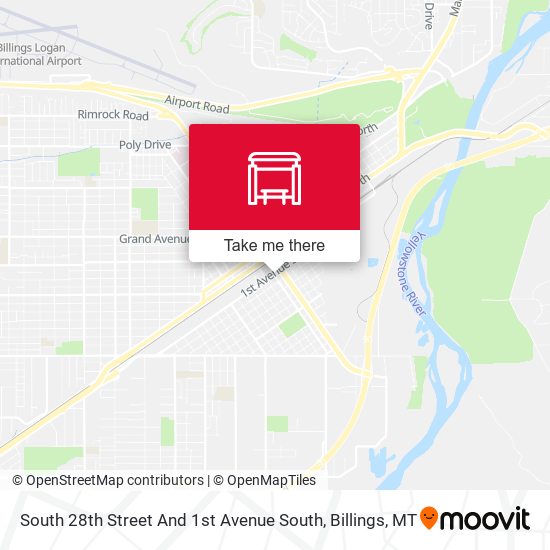 South 28th Street And 1st Avenue South map