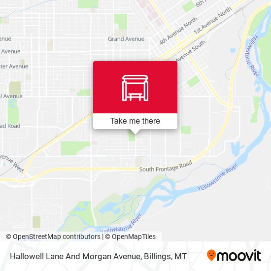 Hallowell Lane And Morgan Avenue map