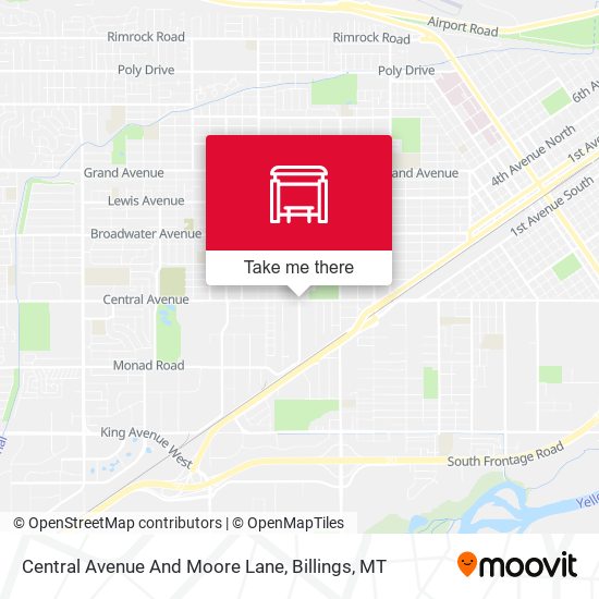 Central Avenue And Moore Lane map