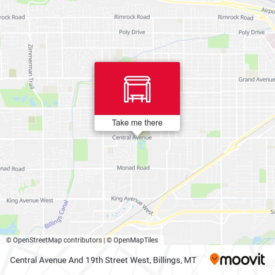 Central Avenue And 19th Street West map