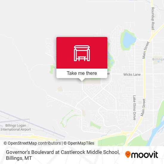 Mapa de Governor's Boulevard at Castlerock Middle School