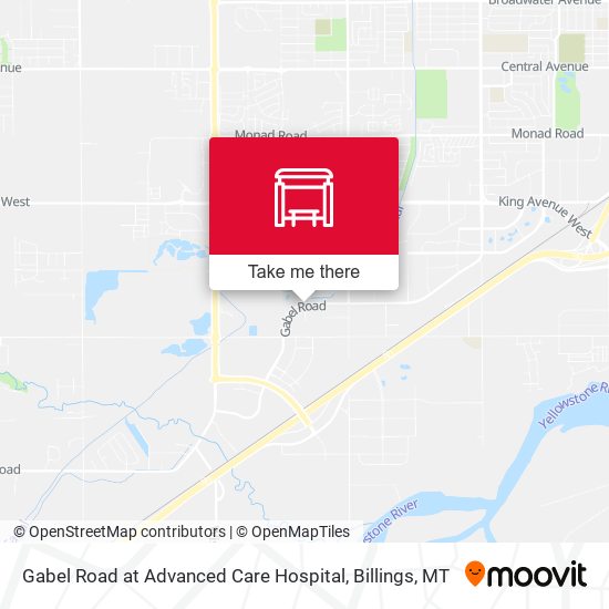 Gabel Road at Advanced Care Hospital map