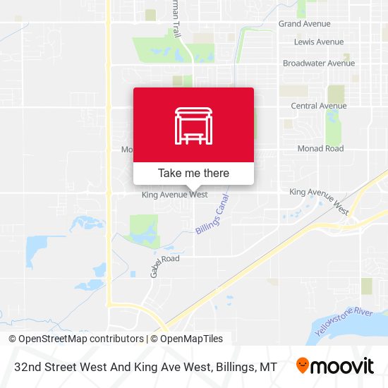 32nd Street West And King Ave West map