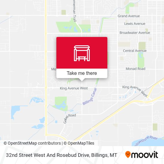 32nd Street West And Rosebud Drive map