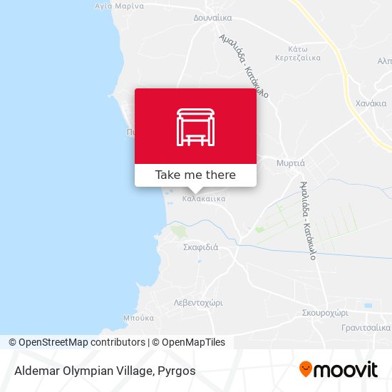 Aldemar Olympian Village map