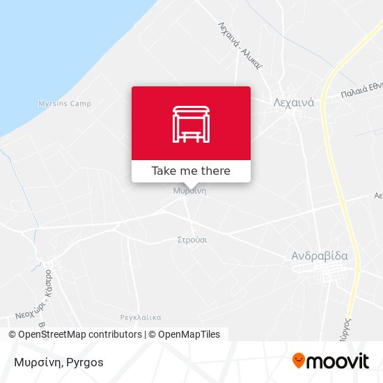 Μυρσίνη map