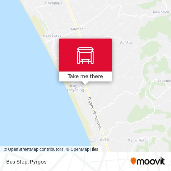 Bus Stop map