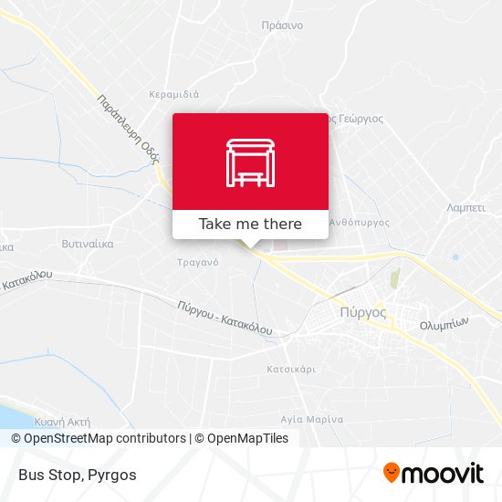 Bus Stop map