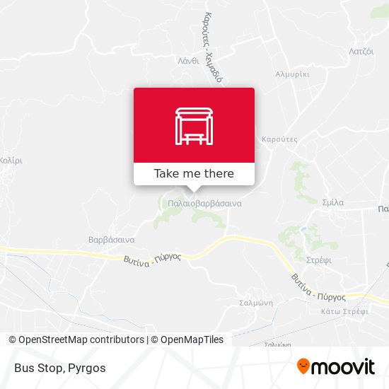 Bus Stop map