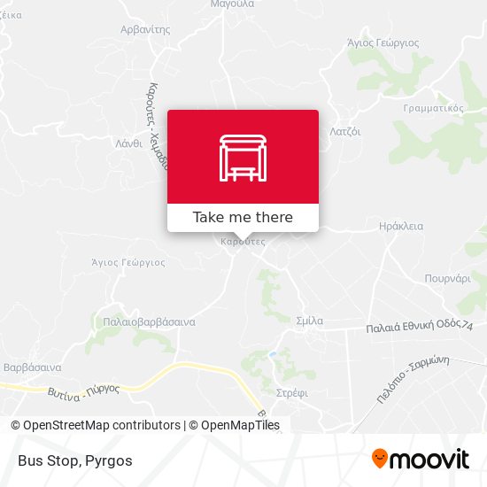 Bus Stop map