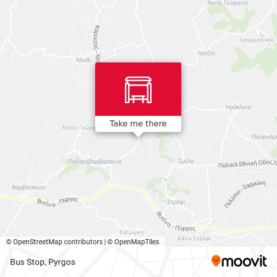Bus Stop map