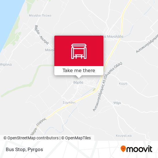 Bus Stop map