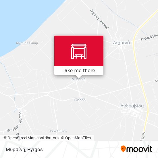 Μυρσίνη map