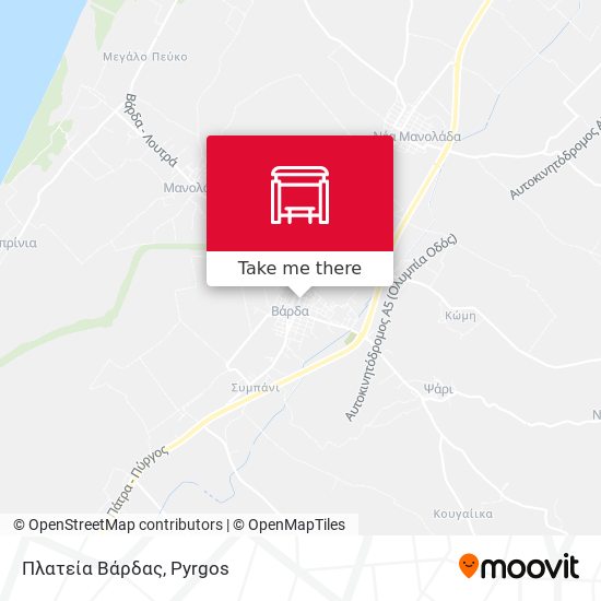 Πλατεία Βάρδας map