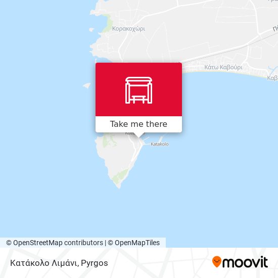 Κατάκολο Λιμάνι map