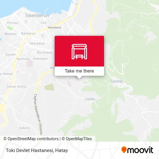Toki Devlet Hastanesi map