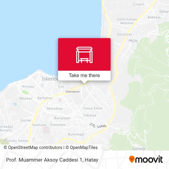 Prof. Muammer Aksoy Caddesi 1 map