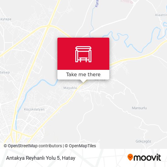 Antakya Reyhanlı Yolu 5 map