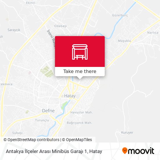 Antakya İlçeler Arası Minibüs Garajı 1 map