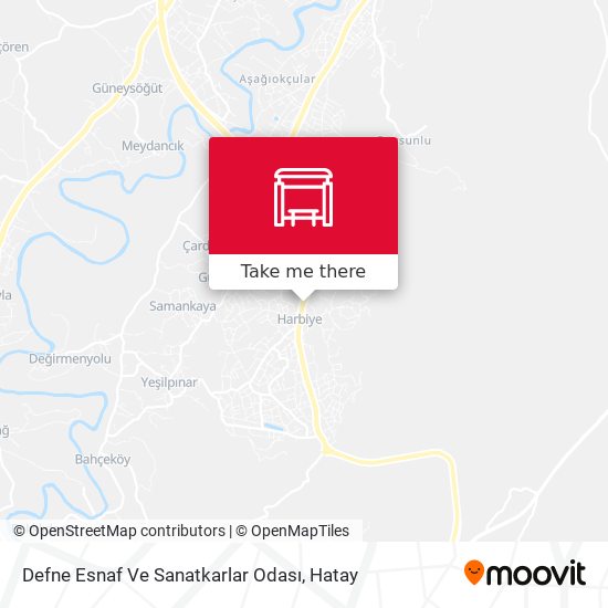 Defne Esnaf Ve Sanatkarlar Odası map