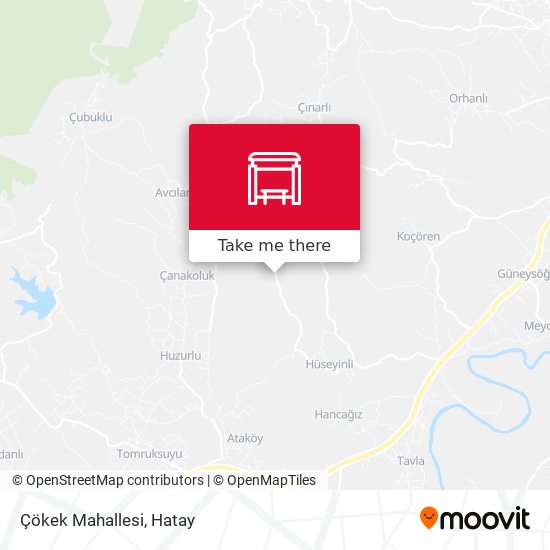 Çökek Mahallesi map