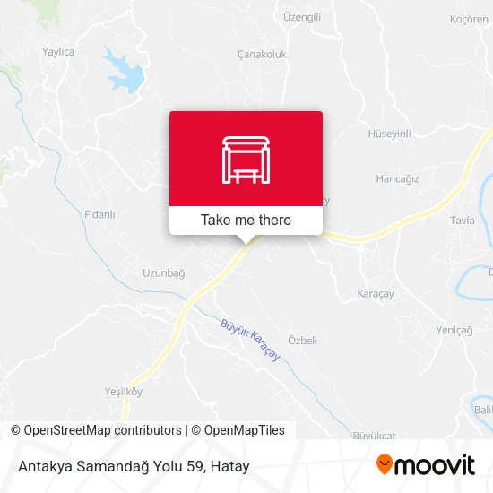 Antakya Samandağ Yolu 59 map