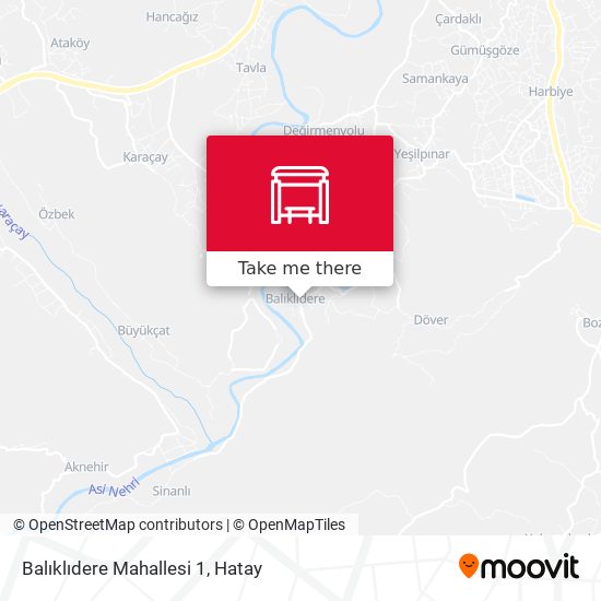 Balıklıdere Mahallesi 1 map