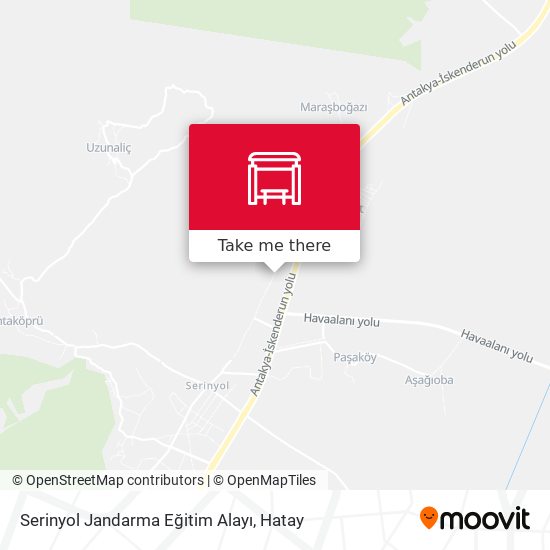 Serinyol Jandarma Eğitim Alayı map