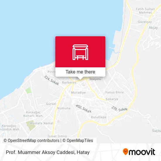 Prof. Muammer Aksoy Caddesi map