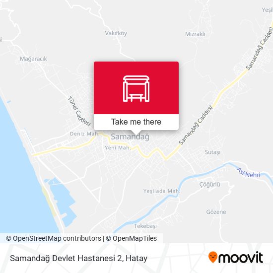 Samandağ Devlet Hastanesi 2 map