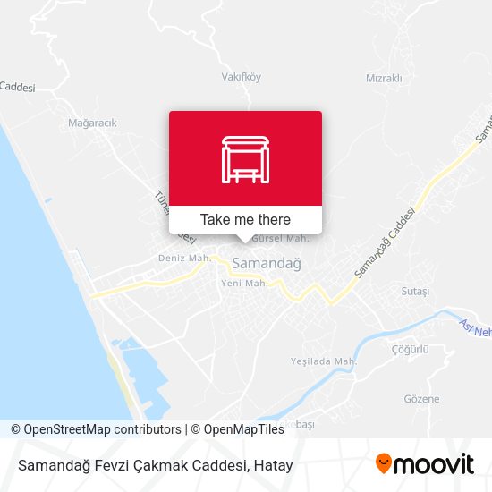 Samandağ Fevzi Çakmak Caddesi map