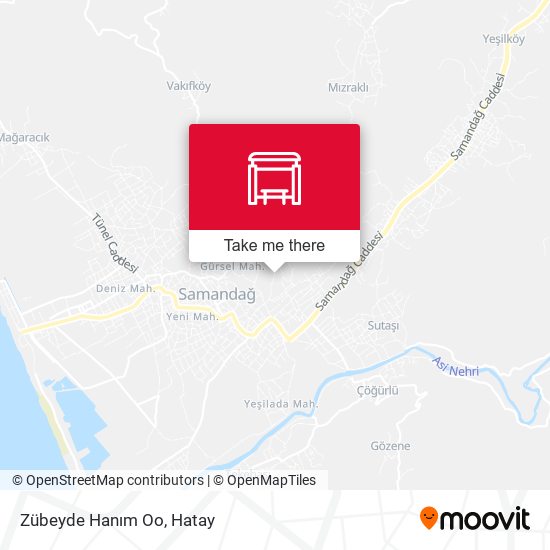 Zübeyde Hanım Oo map