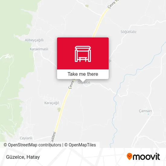 Güzelce map