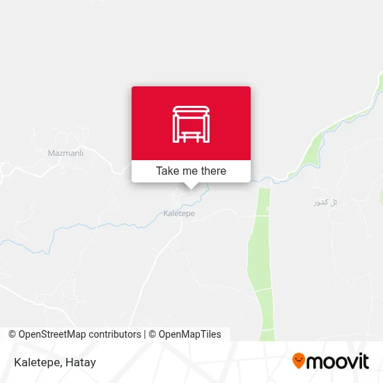 Kaletepe map