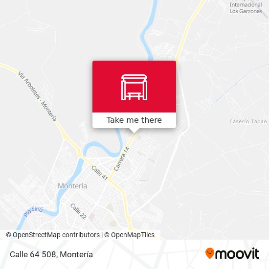 Calle 64 508 map
