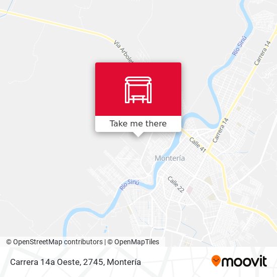 Mapa de Carrera 14a Oeste, 2745