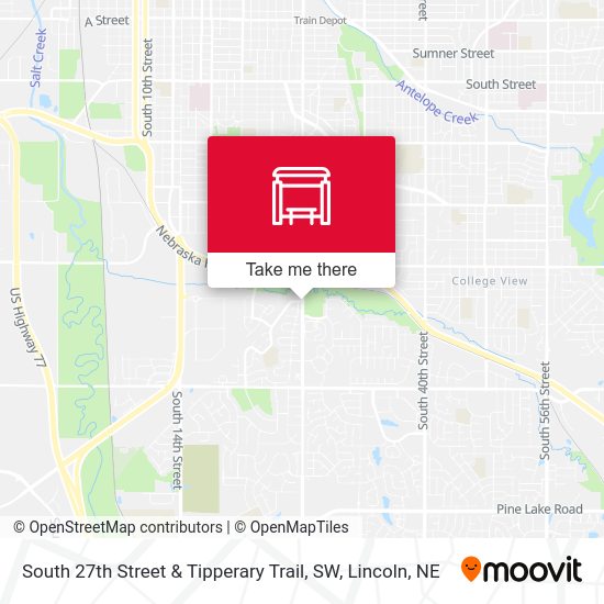 Mapa de South 27th Street & Tipperary Trail, SW