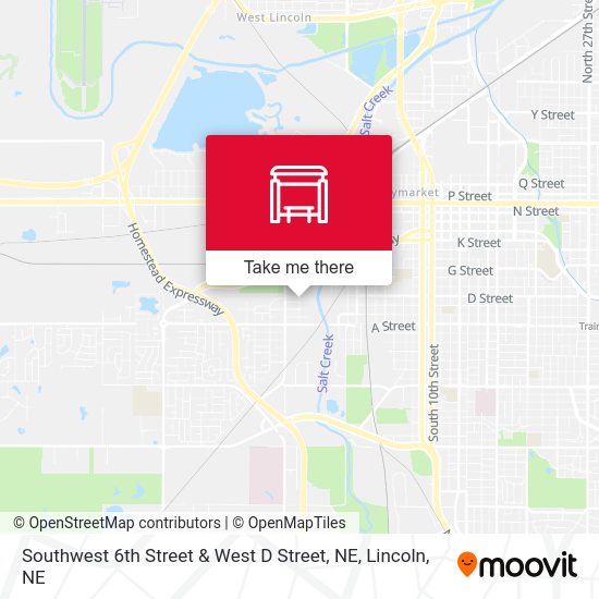 Mapa de Southwest 6th Street & West D Street, NE