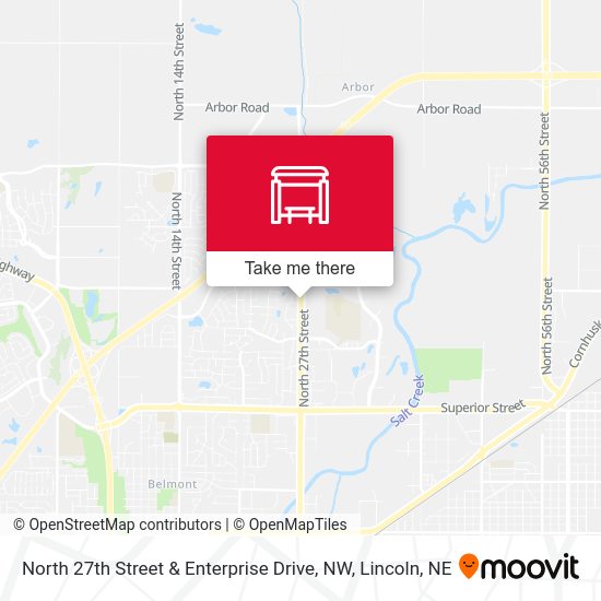 Mapa de North 27th Street & Enterprise Drive, NW