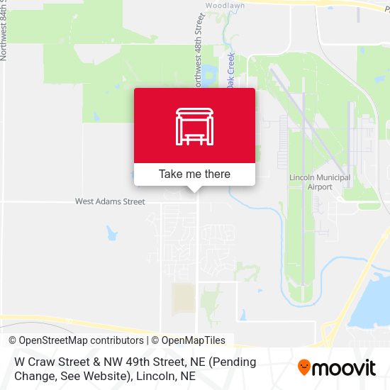 Mapa de W Craw Street & NW 49th Street, NE (Pending Change, See Website)
