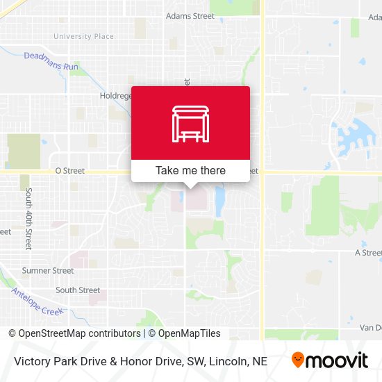 Victory Park Drive & Honor Drive, SW map